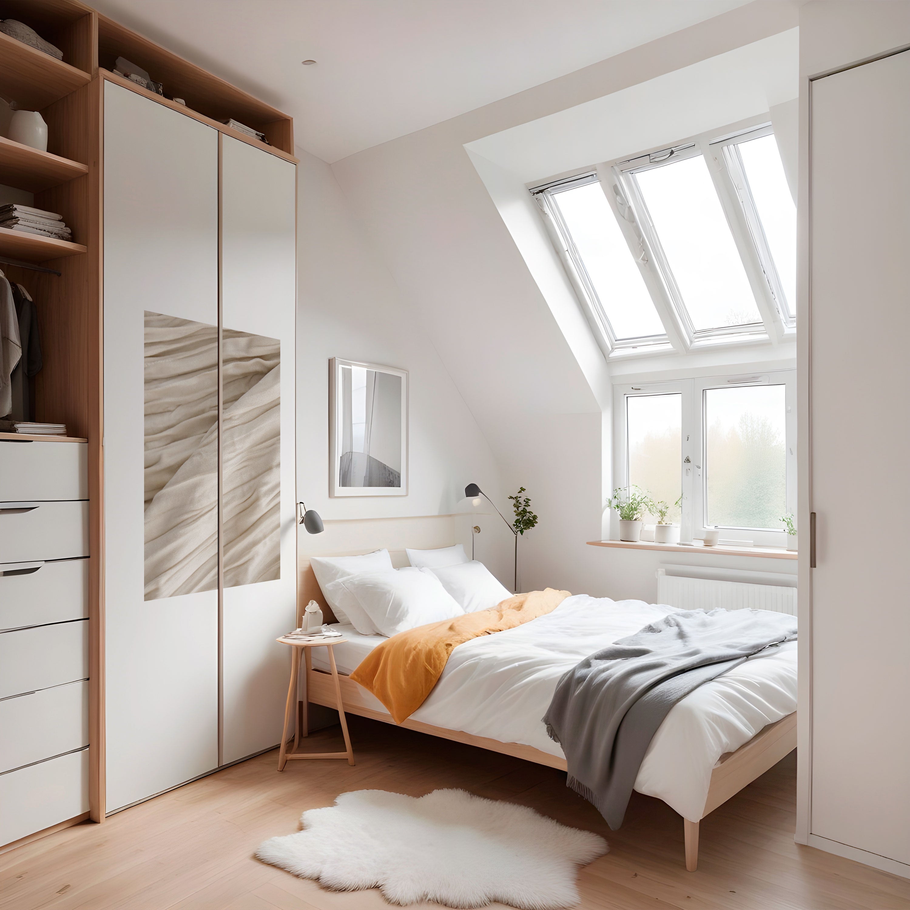 Affiche verticale autocollante SERENE FOLDS