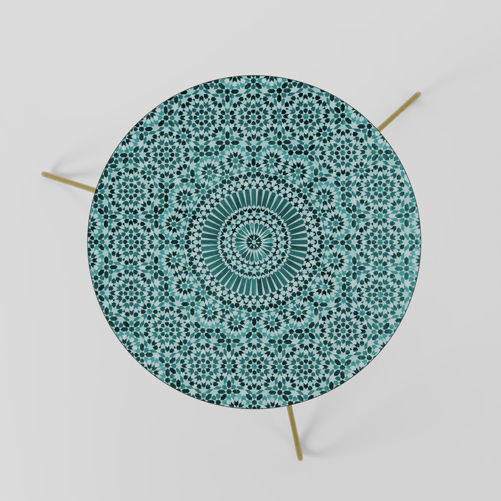 Table basse TURQUOISE MAROCAINE 60