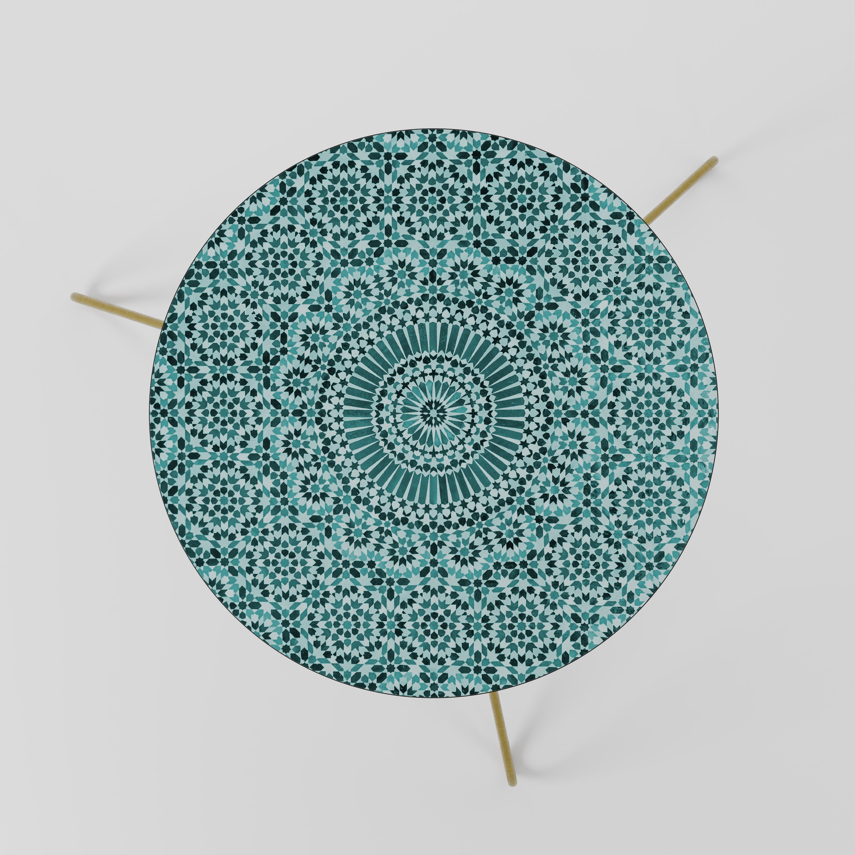 Table basse TURQUOISE MAROCAINE 60