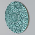 MOROCCAN TURQUOISE Round Wall Art