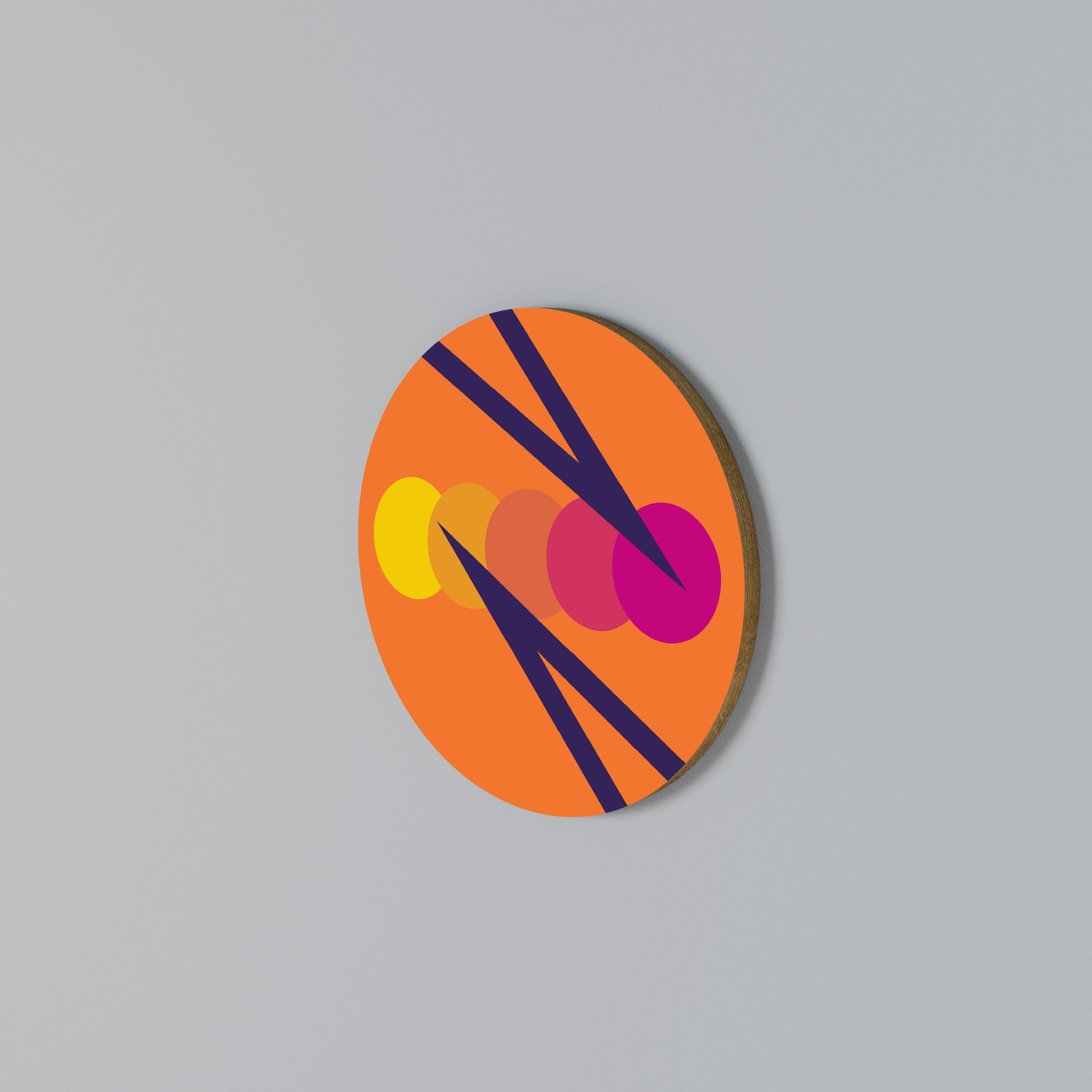 ON THE DOT BLADE Round Wall Art