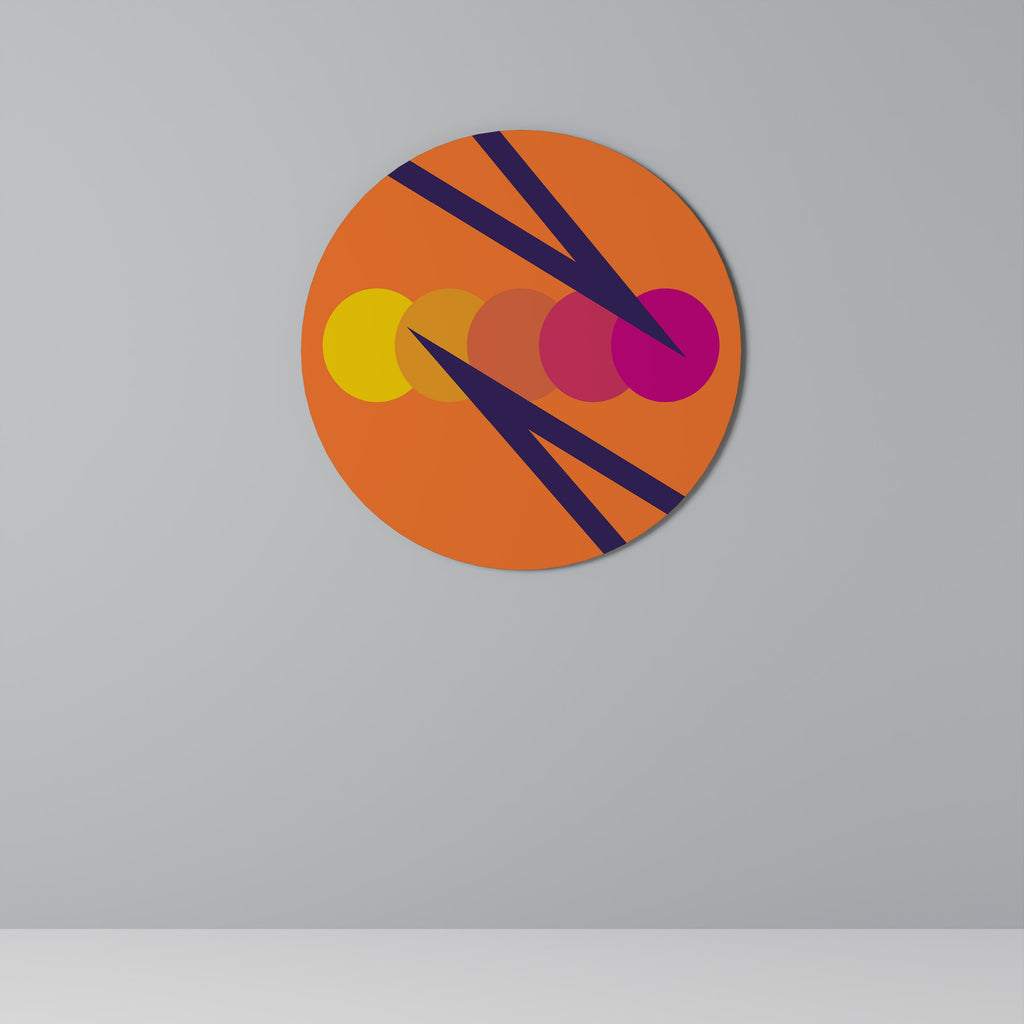 Décoration murale ronde ON THE DOT BLADE