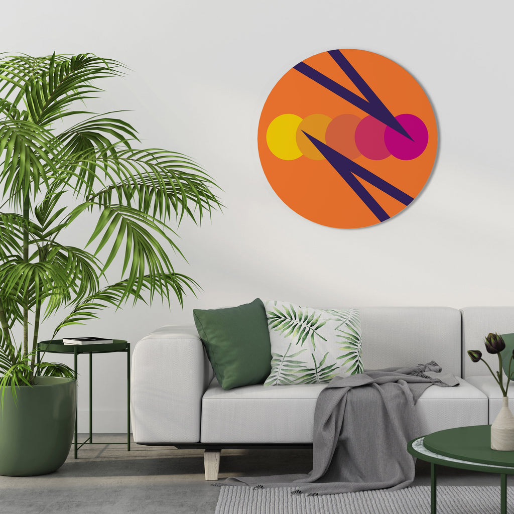 Décoration murale ronde ON THE DOT BLADE