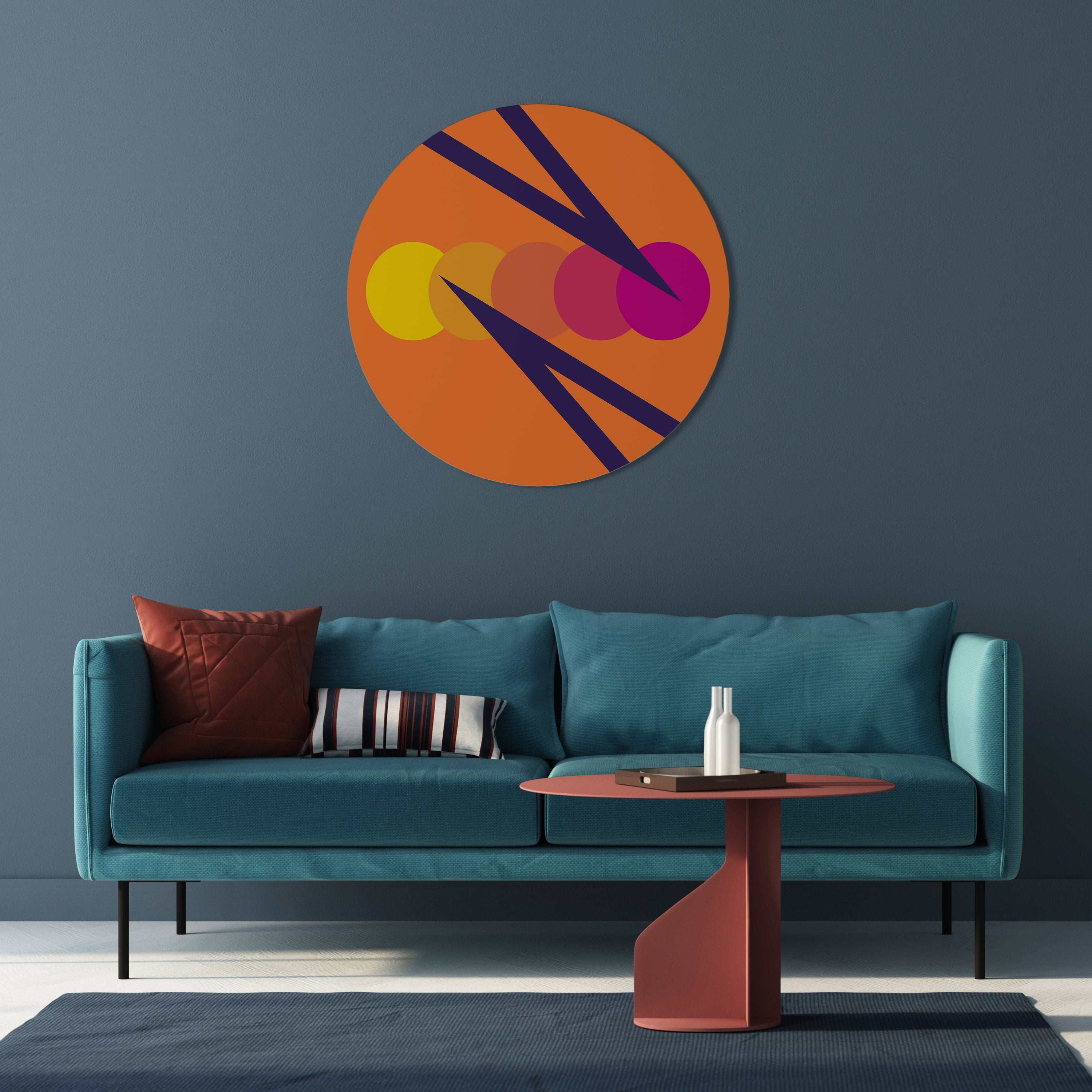 Décoration murale ronde ON THE DOT BLADE