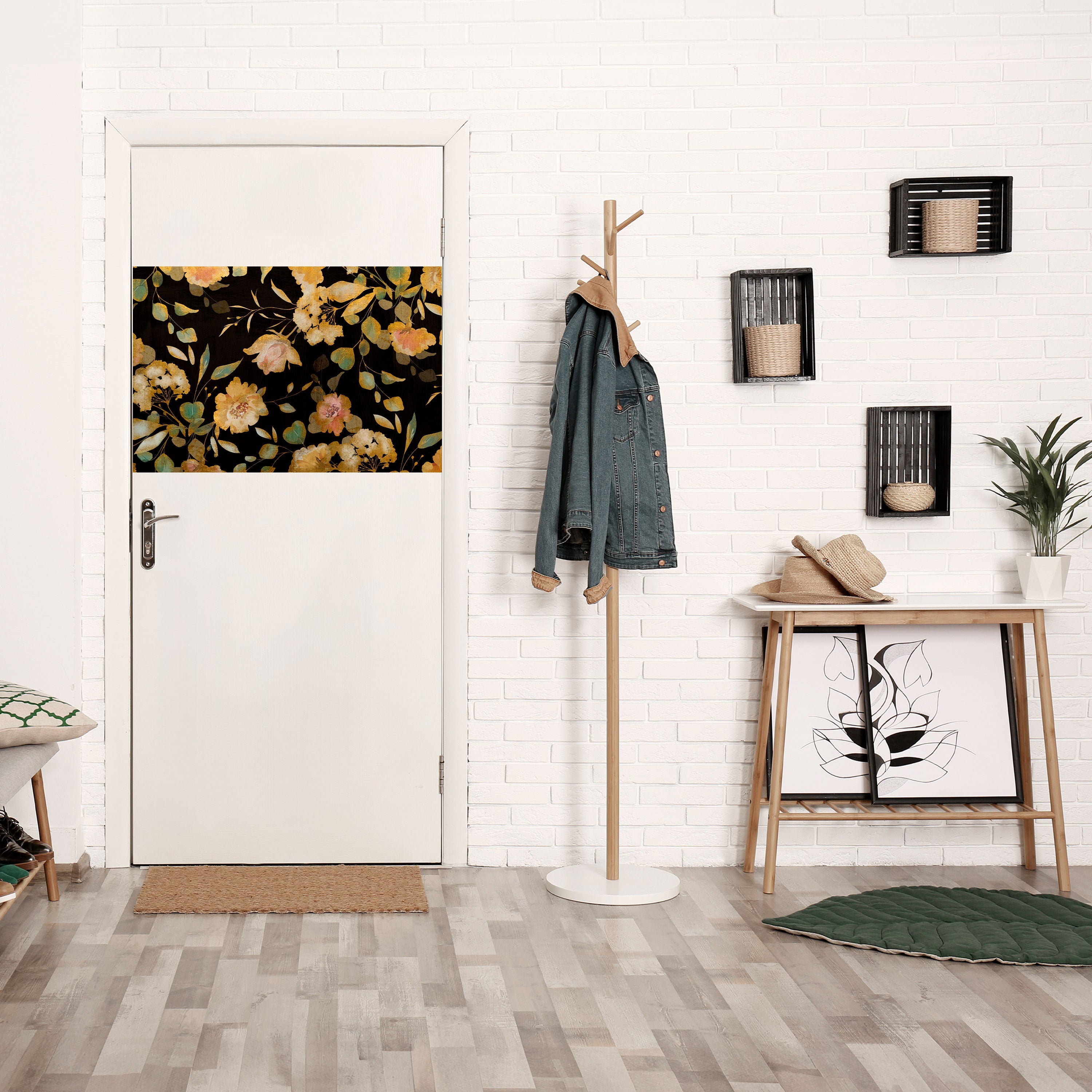 Affiche horizontale autocollante MODEST FLORAL