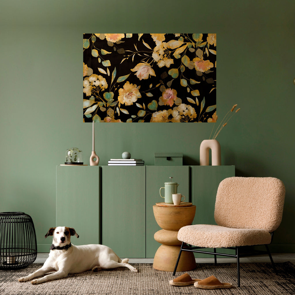 Affiche horizontale autocollante MODEST FLORAL