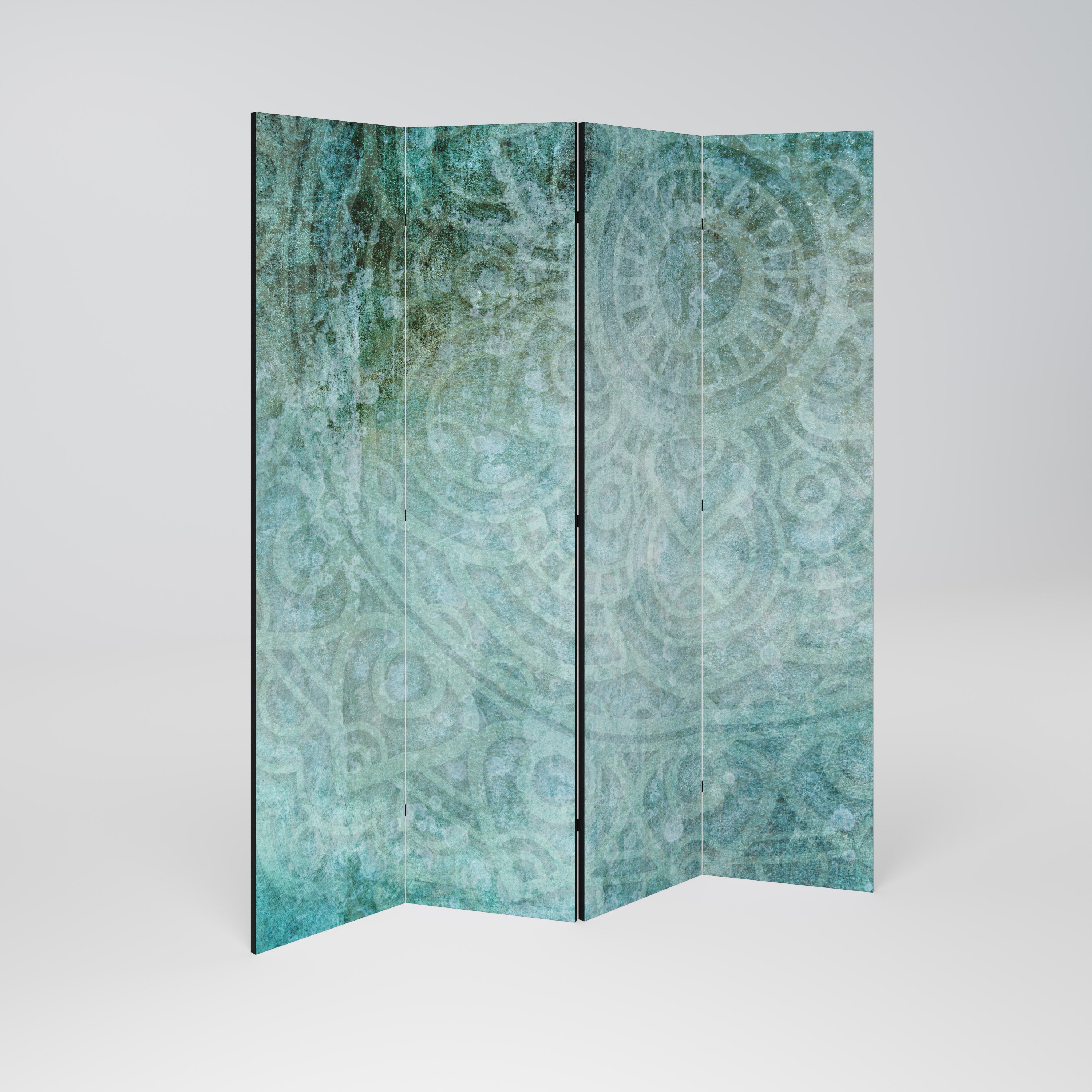 Paravent décoratif à 4 panneaux TEXTURAL TIDE INTEMPOREL