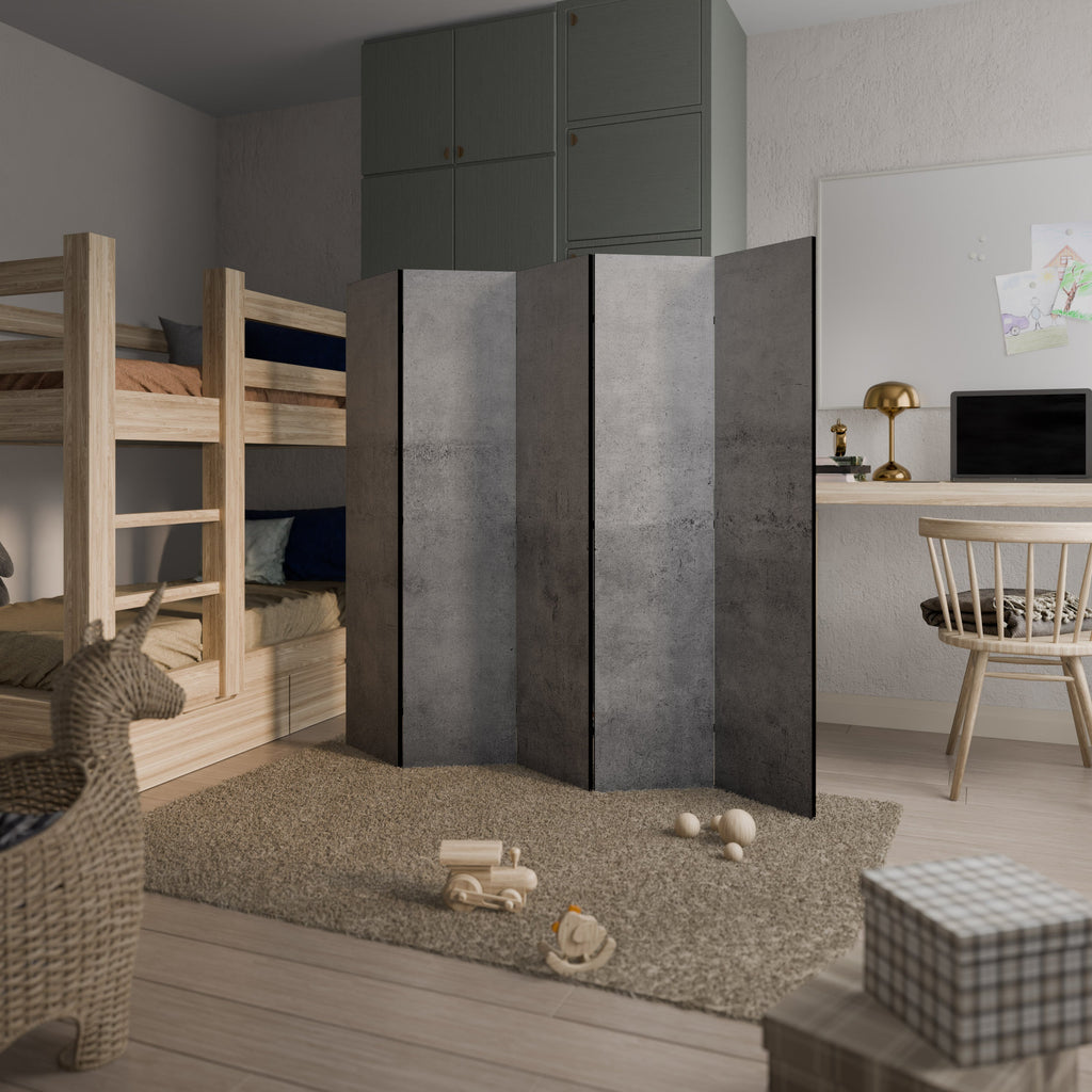 Paravent décoratif à 5 panneaux avec AFFICHAGE D'OMBRES SUBTILES