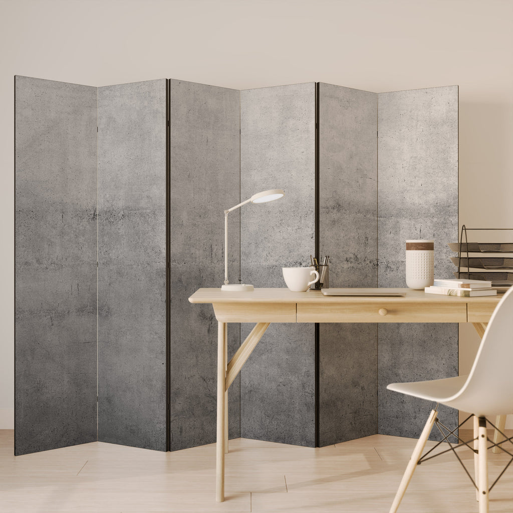 Paravent décoratif à 6 panneaux avec AFFICHAGE D'OMBRES SUBTILES