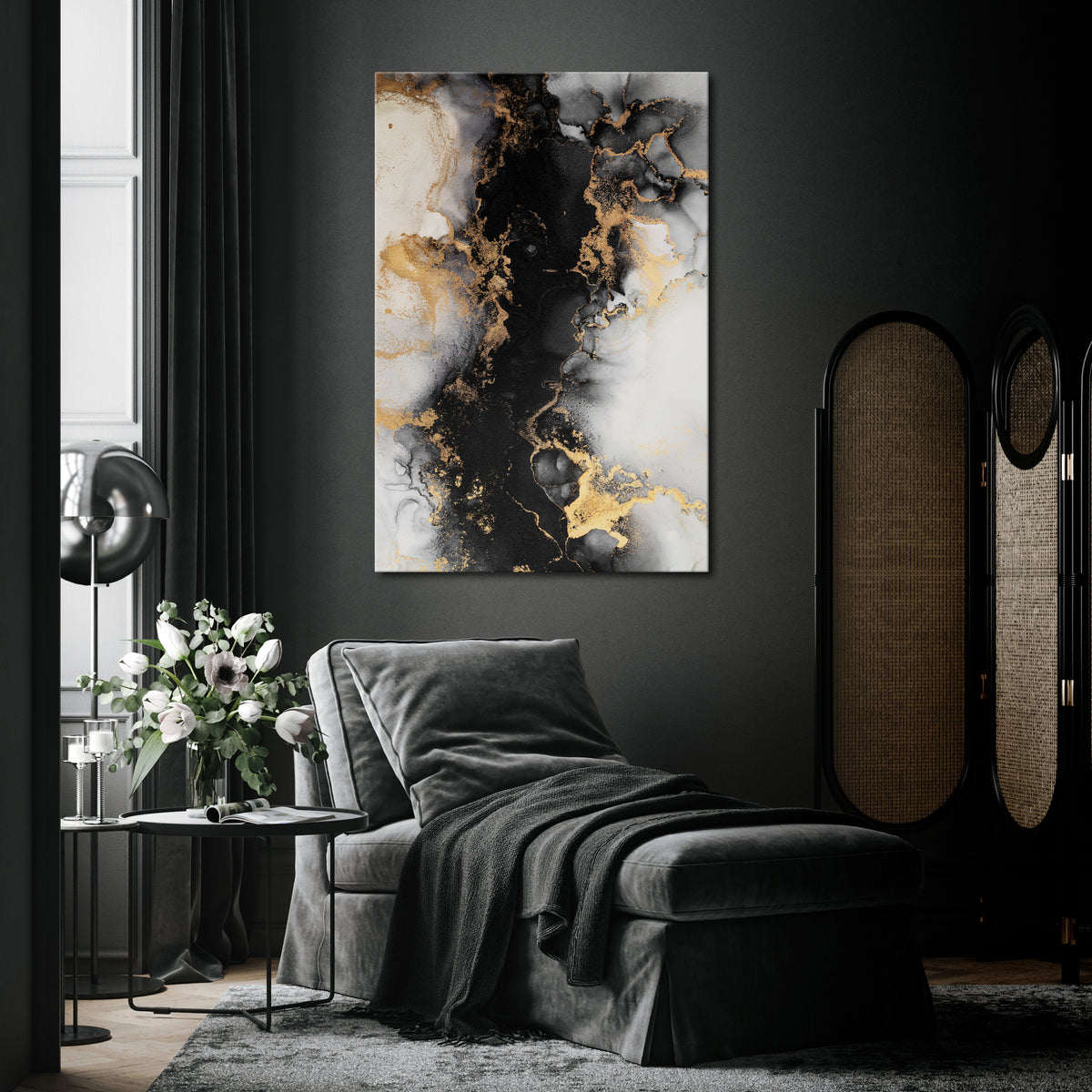 MARBLE OF TOMMORROW Vertical Canvas Print