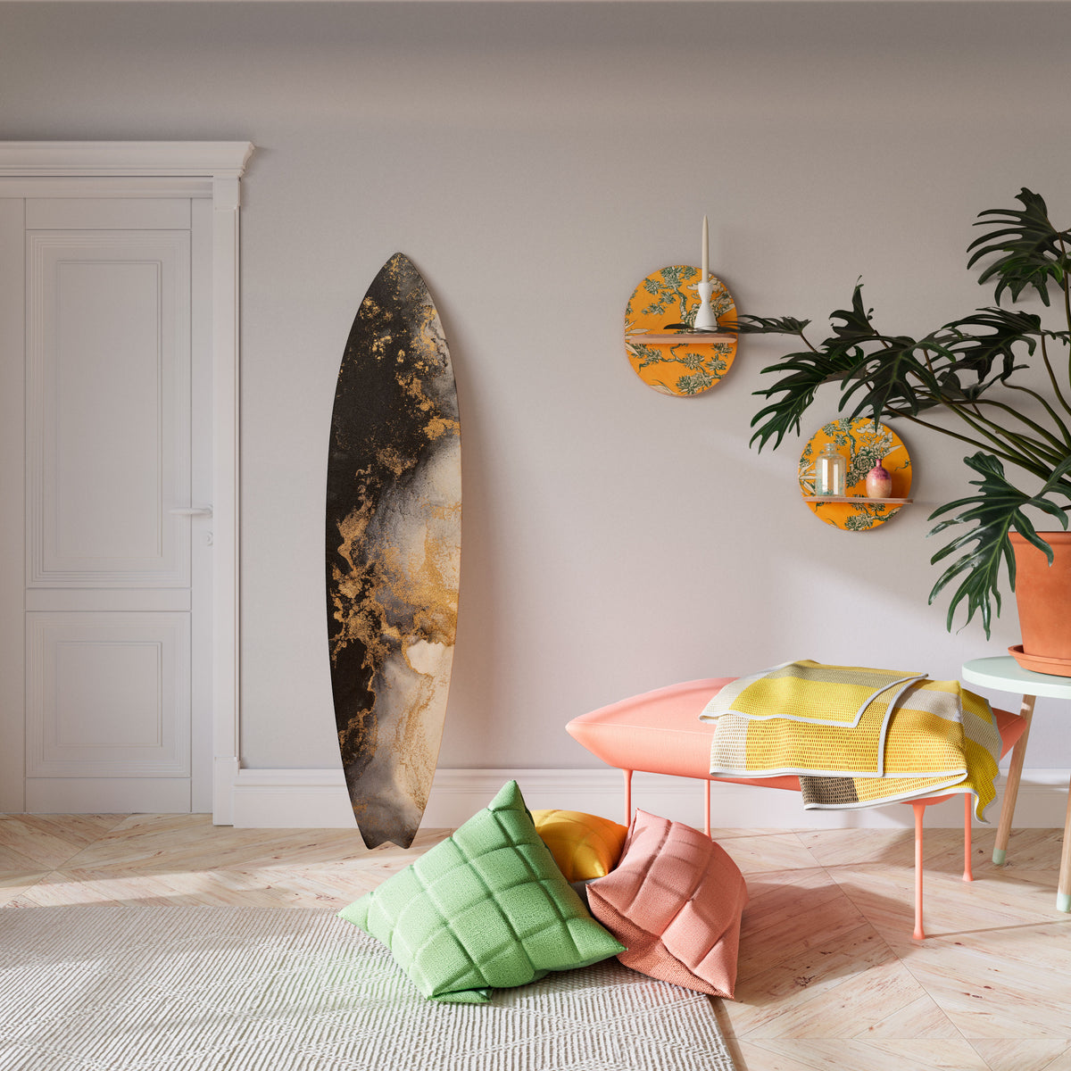 MARBLE OF TOMMORROW Surfboard Decorative Panel