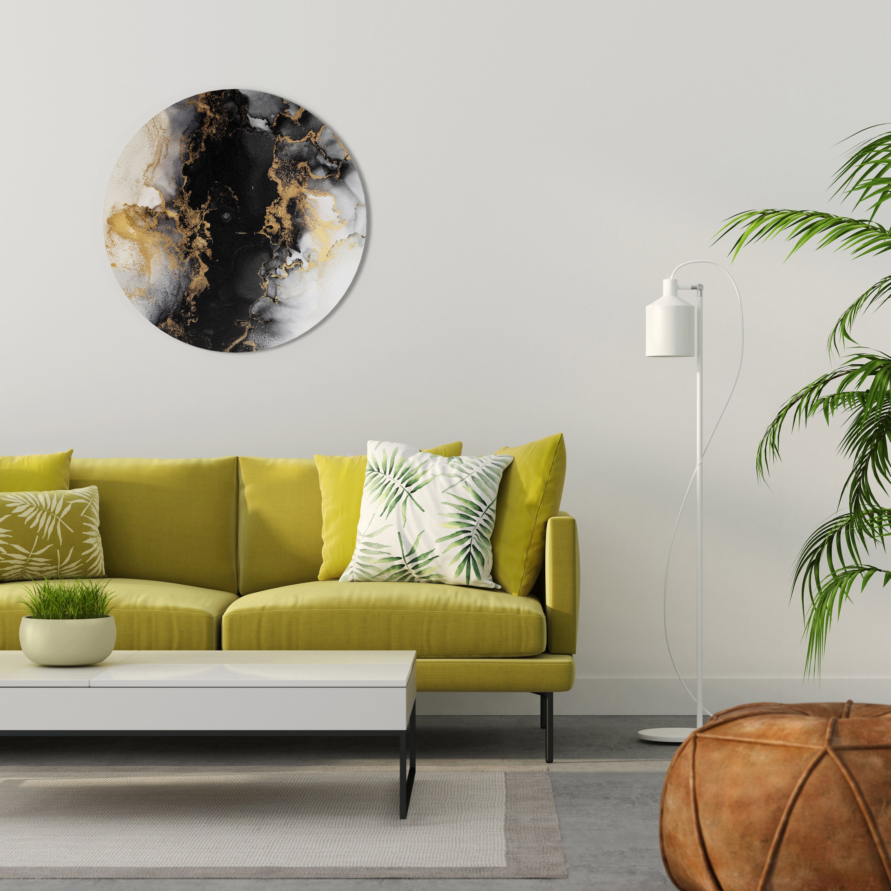 Décoration murale ronde MARBRE DE DEMAIN