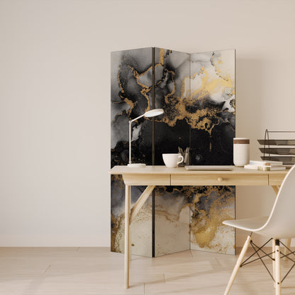 MARBLE OF TOMMORROW 3-Panel Room Divider