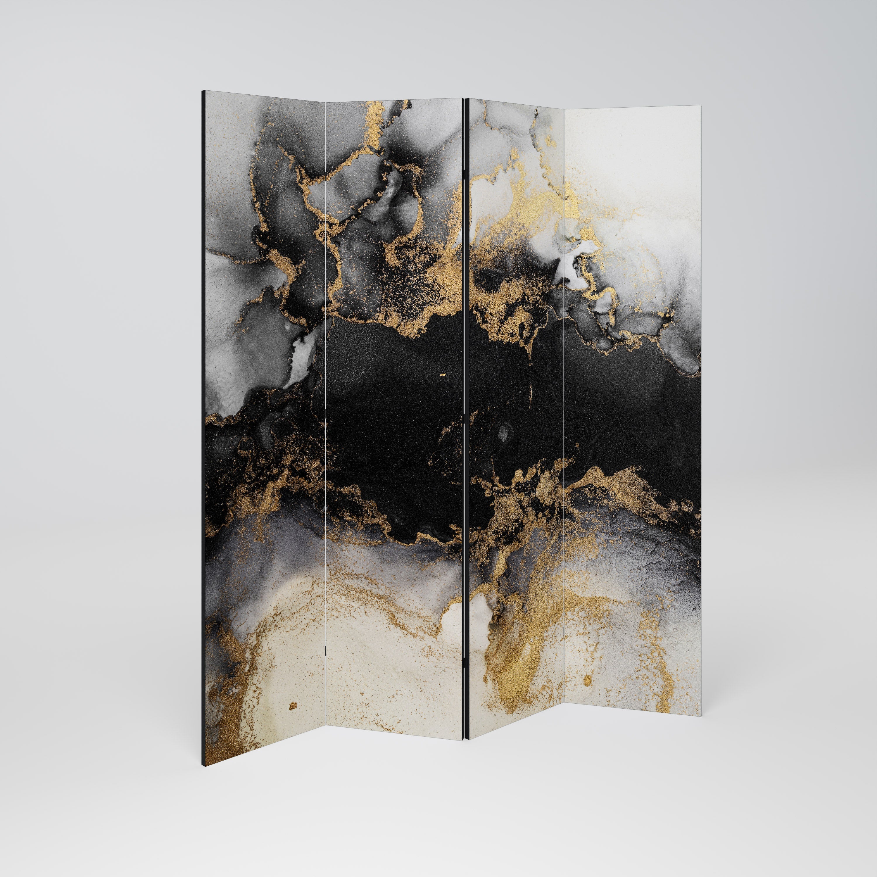 Paravent décoratif à 4 panneaux MARBLE OF TOMROW