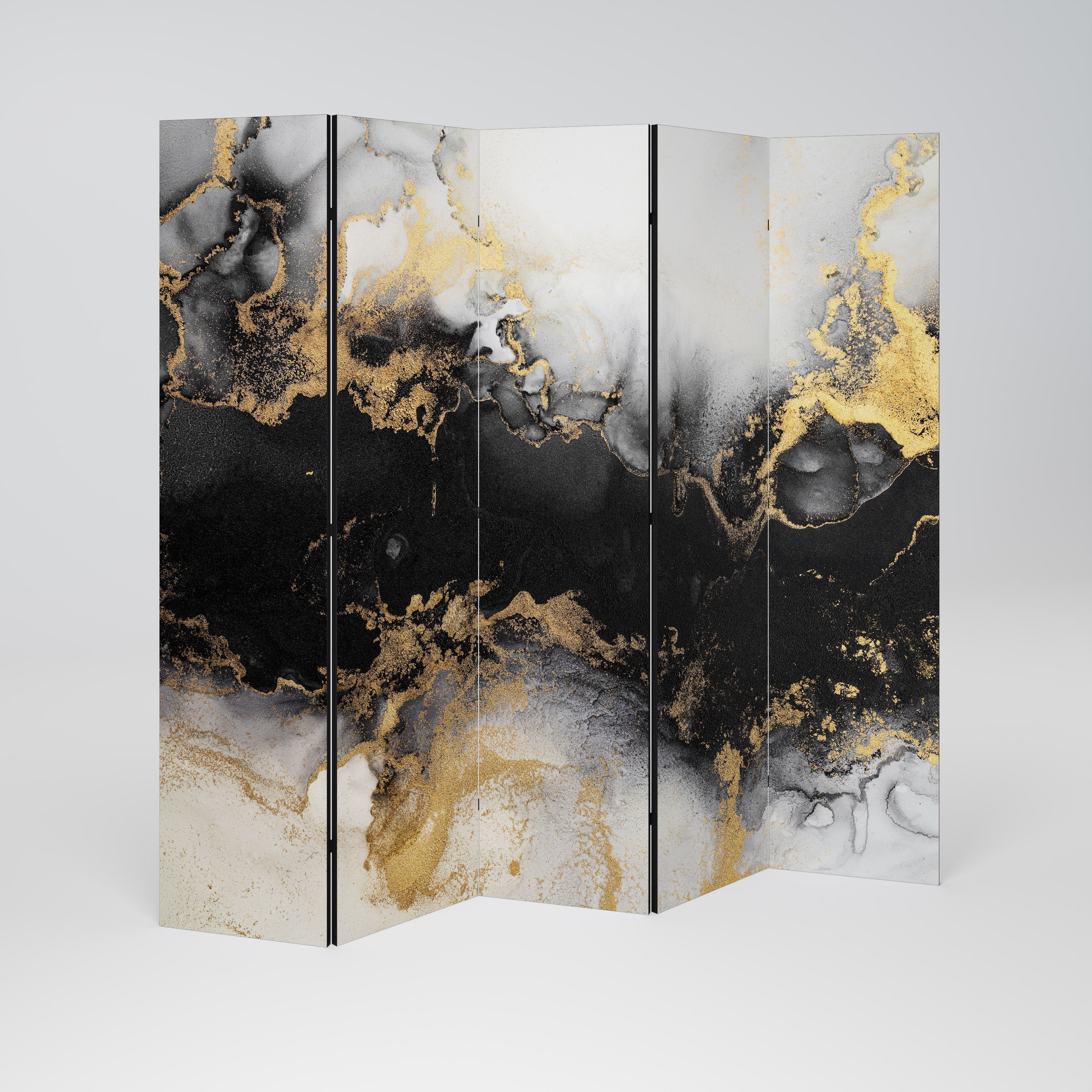 Paravent décoratif à 5 panneaux MARBLE OF TOMMORROW