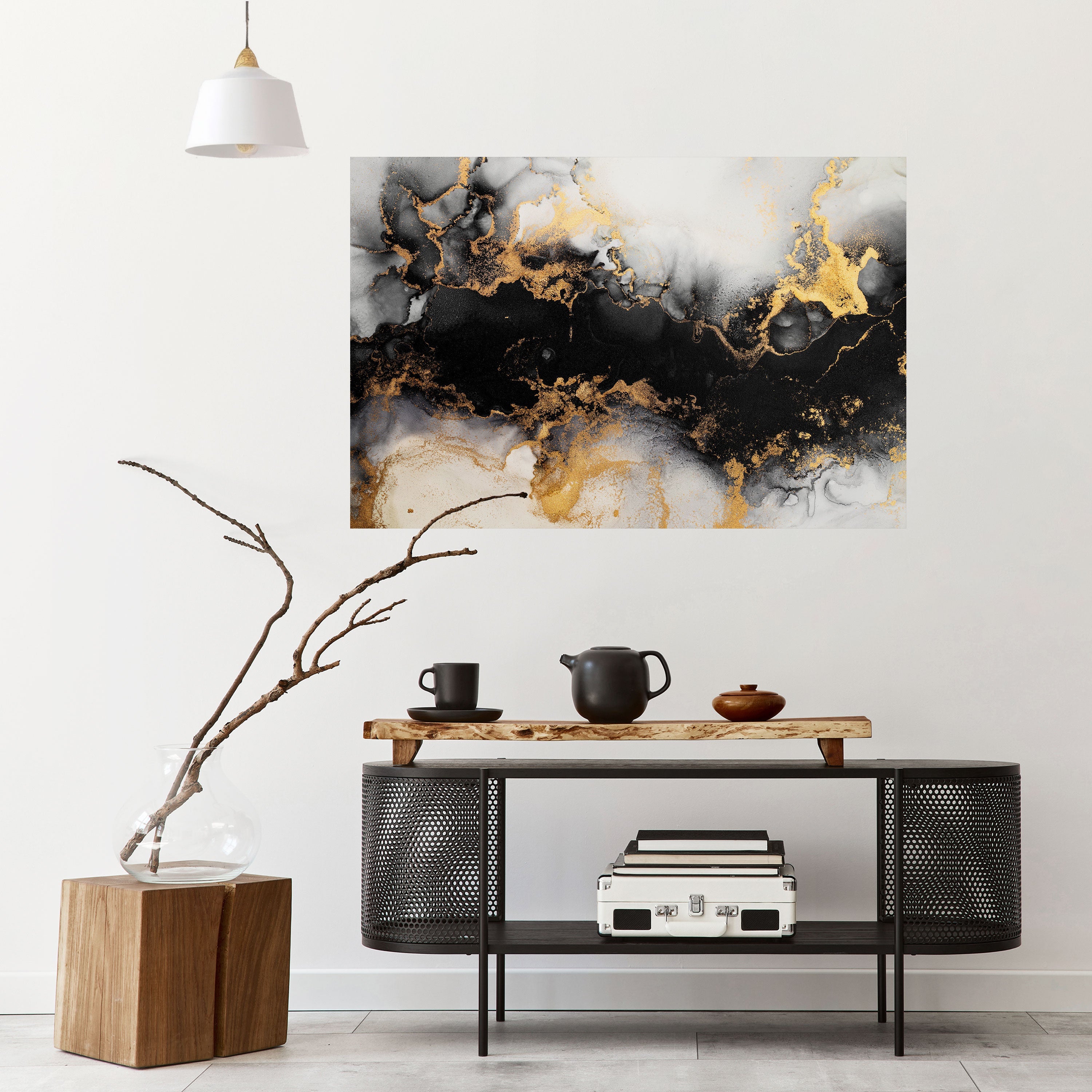 Affiche horizontale autocollante MARBRE DE DEMAIN