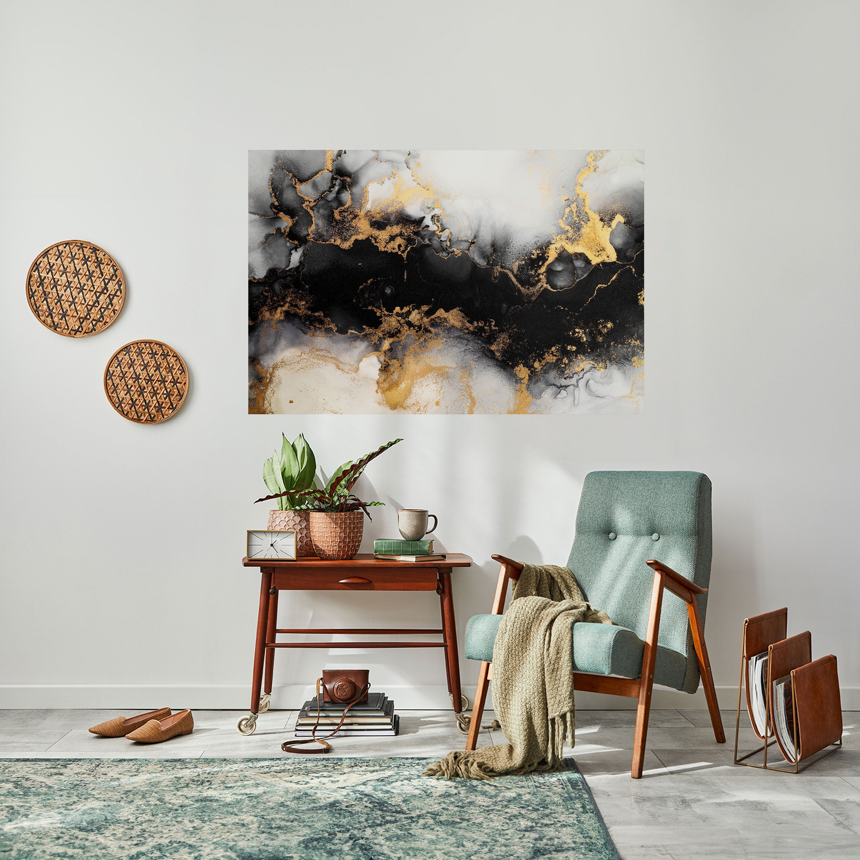 Affiche horizontale autocollante MARBRE DE DEMAIN