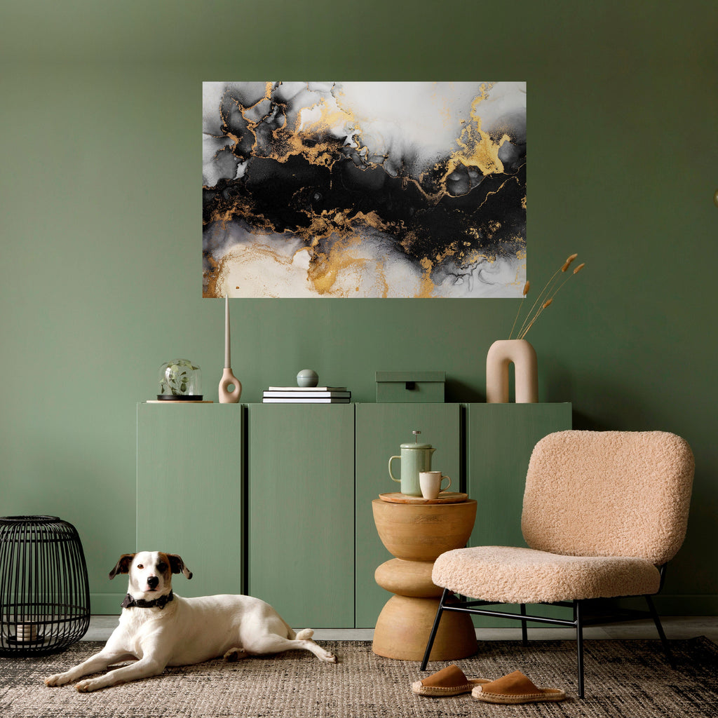 Affiche horizontale autocollante MARBRE DE DEMAIN