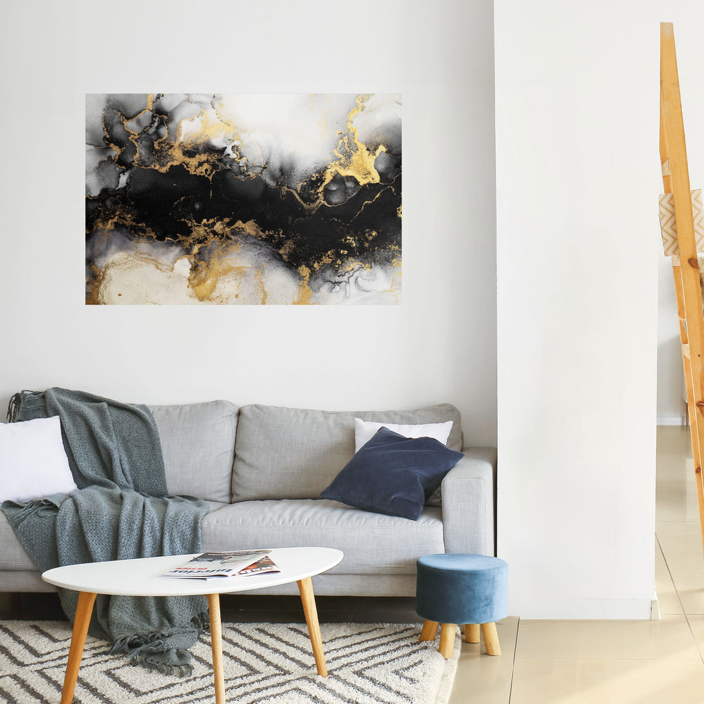 Affiche horizontale autocollante MARBRE DE DEMAIN