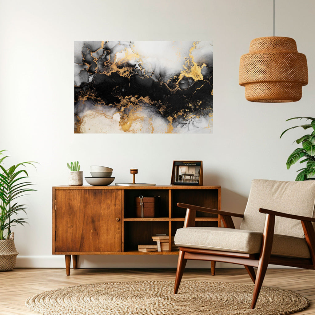 Affiche horizontale autocollante MARBRE DE DEMAIN