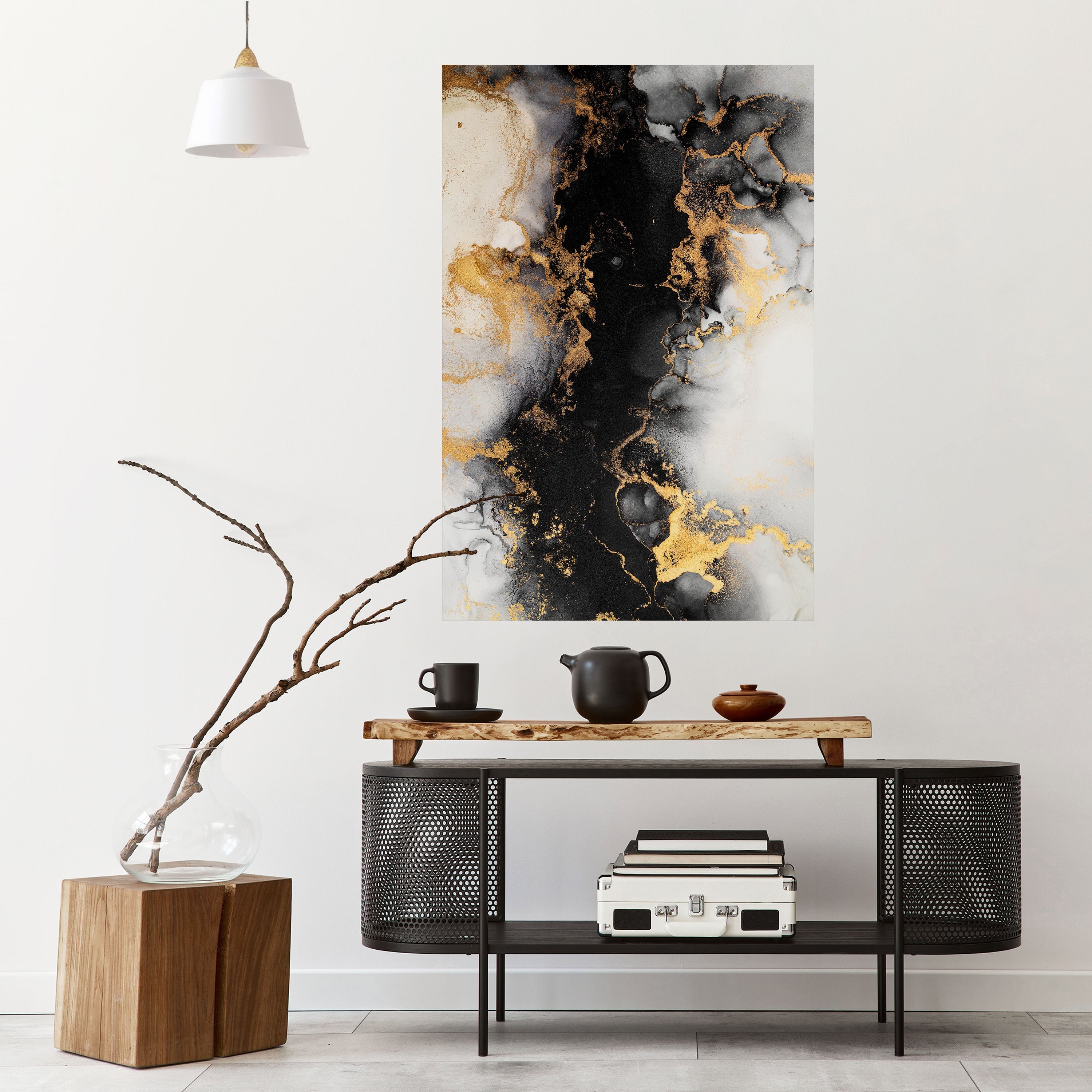 Affiche verticale autocollante MARBRE DE DEMAIN