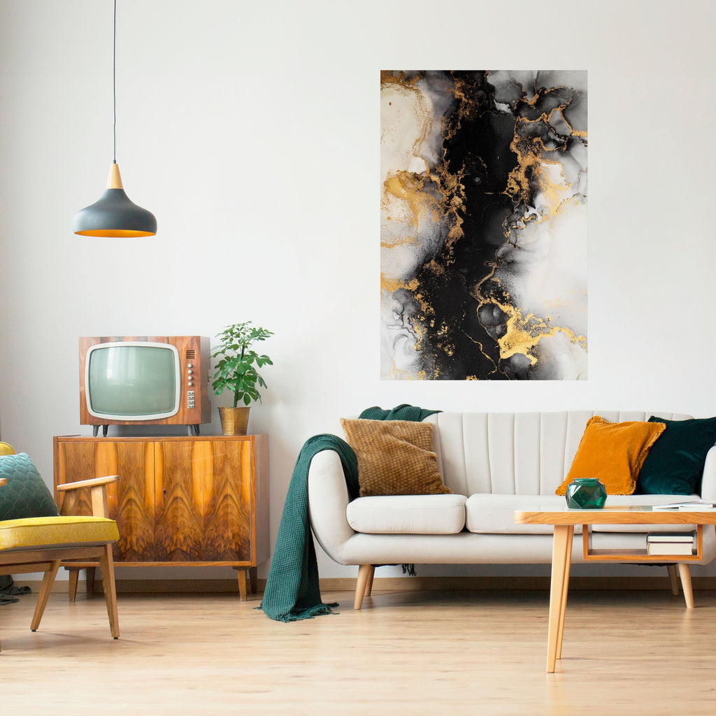 Affiche verticale autocollante MARBRE DE DEMAIN