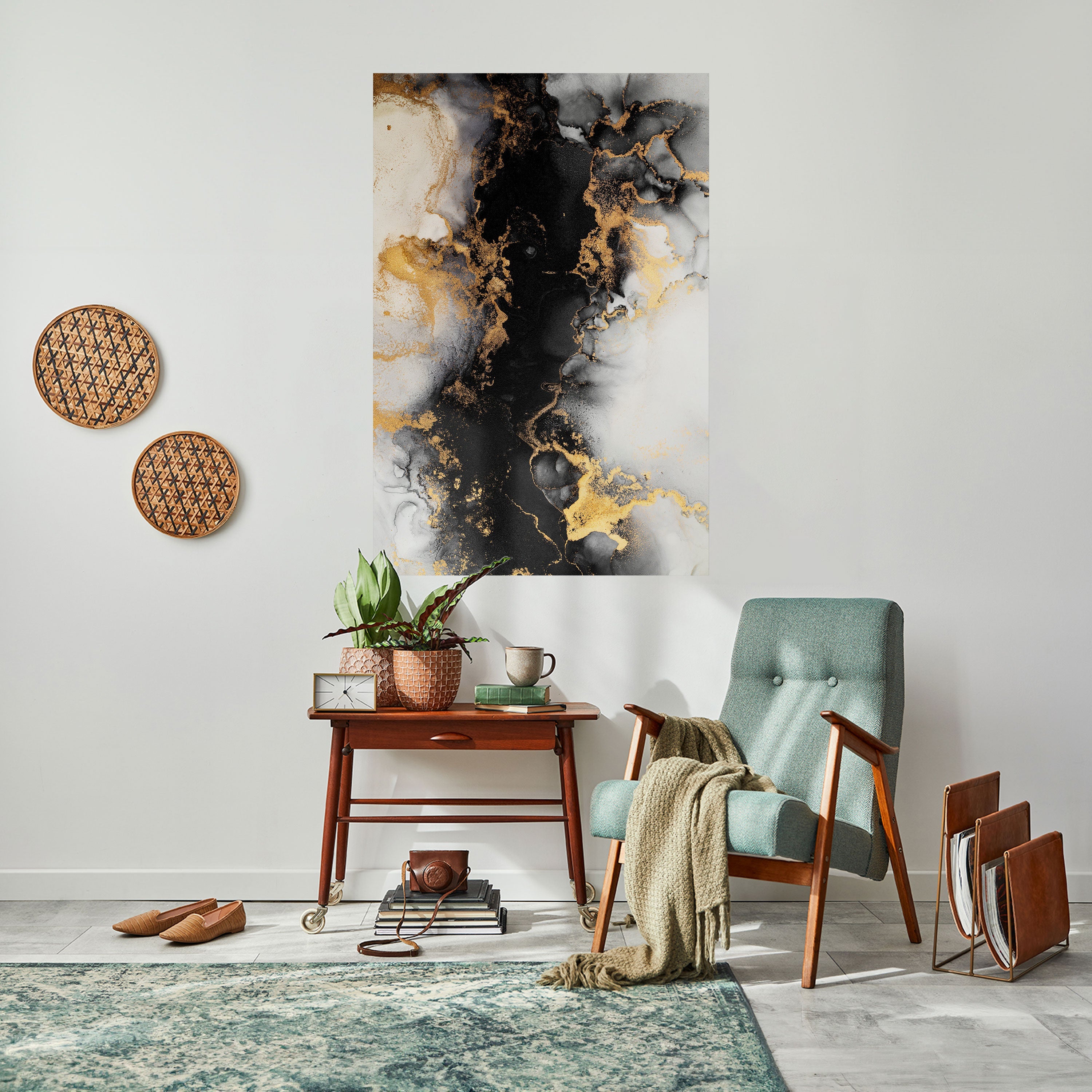 Affiche verticale autocollante MARBRE DE DEMAIN