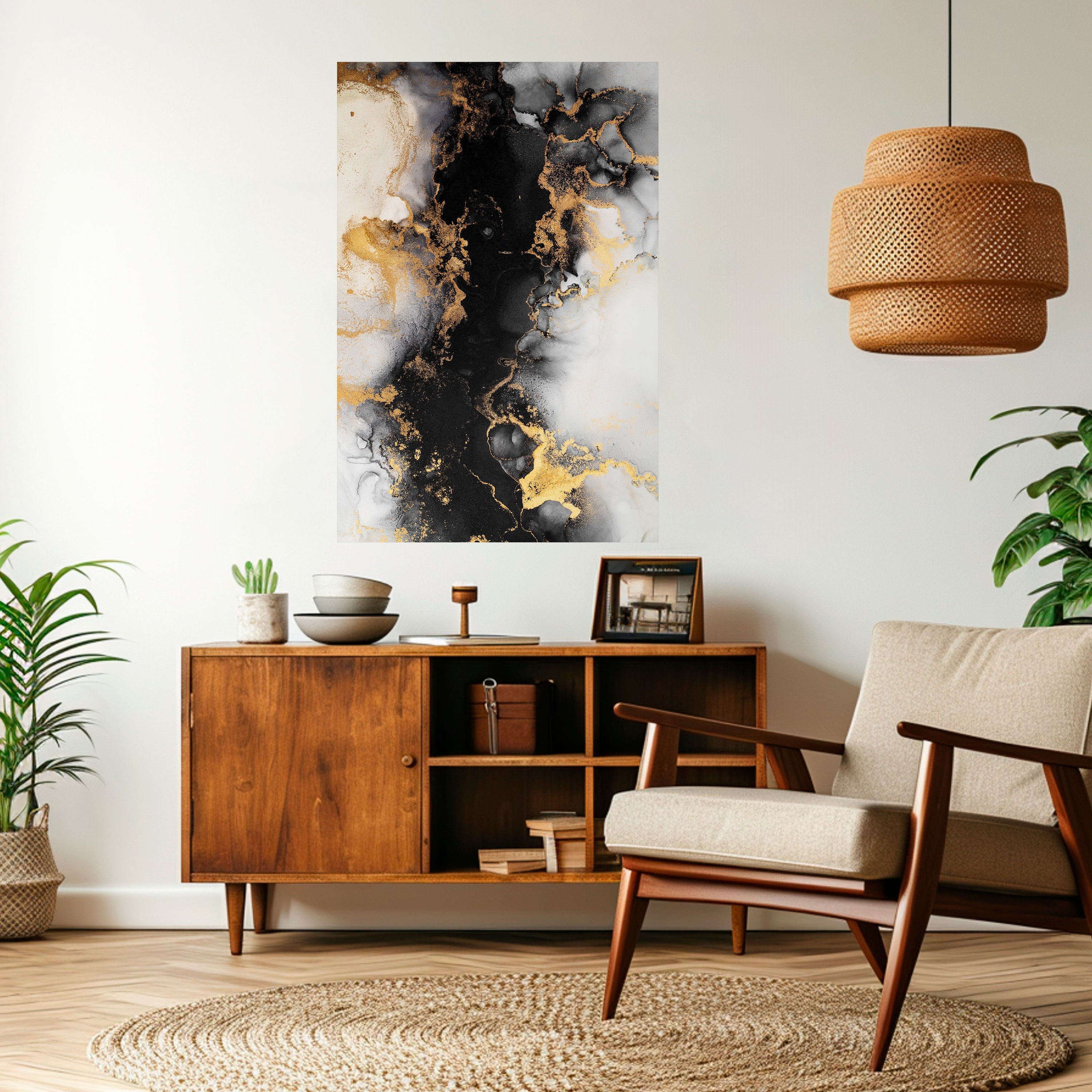 Affiche verticale autocollante MARBRE DE DEMAIN