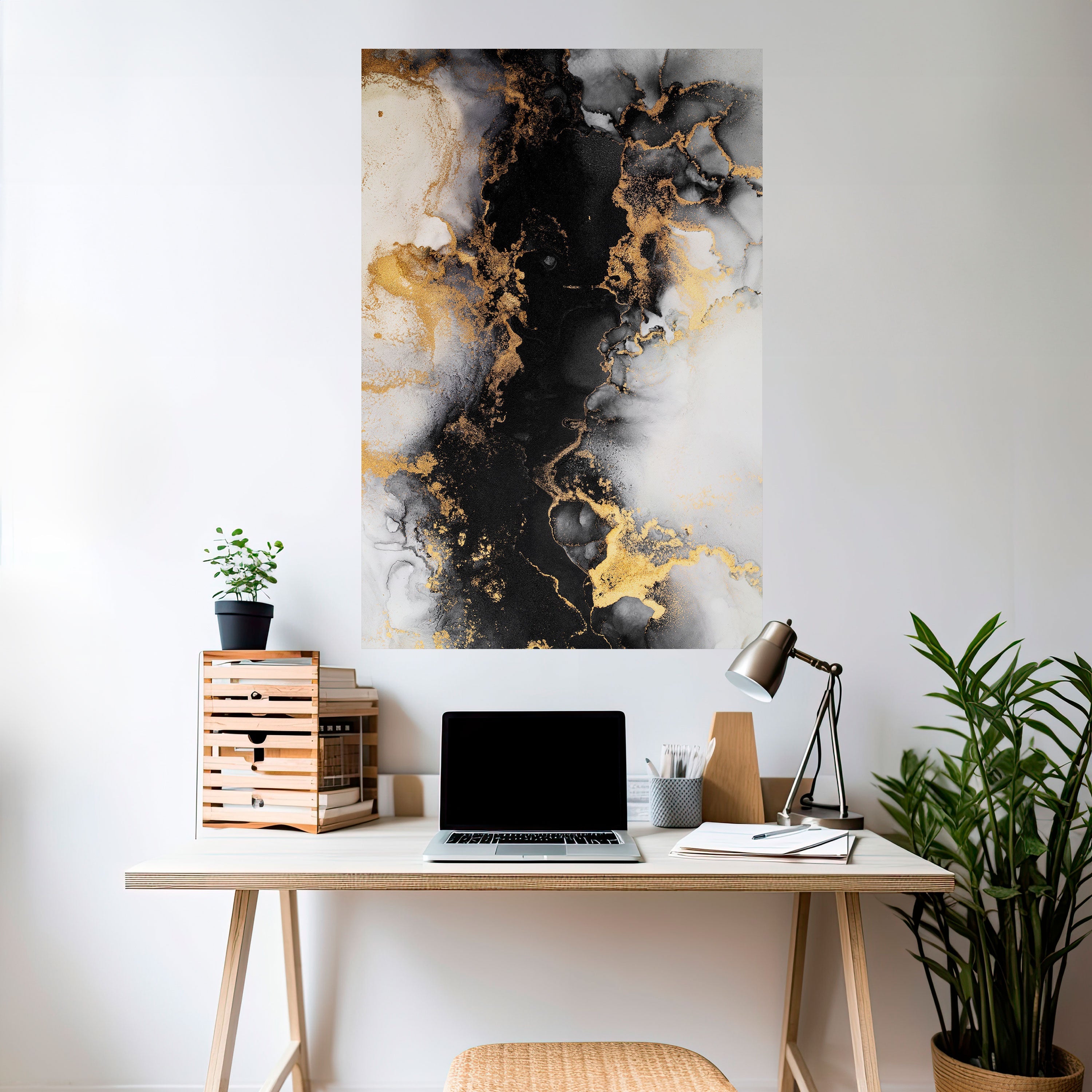 Affiche verticale autocollante MARBRE DE DEMAIN