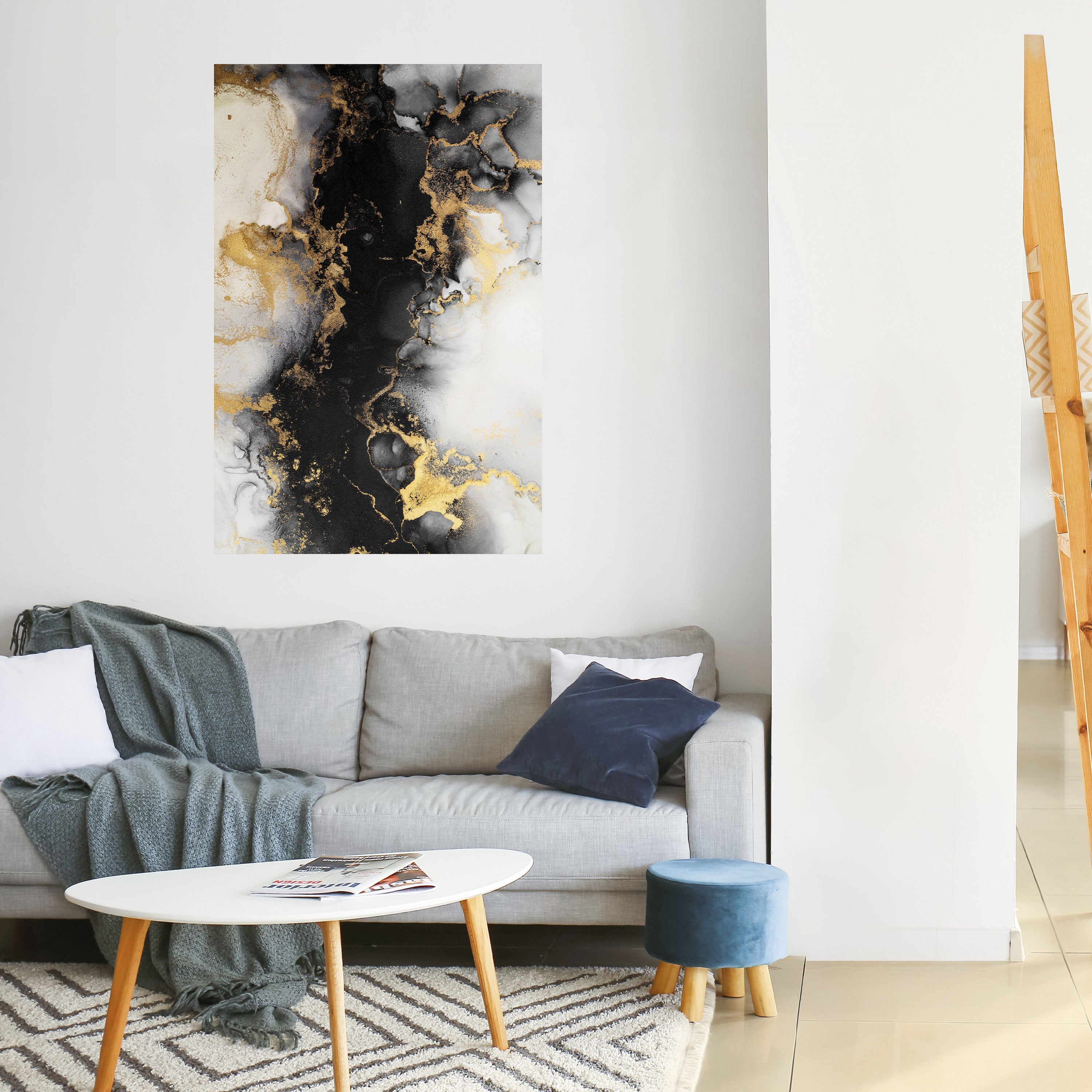 Affiche verticale autocollante MARBRE DE DEMAIN