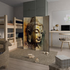 TRANQUIL BUDDHA WHISPERS 4-Panel Room Divider