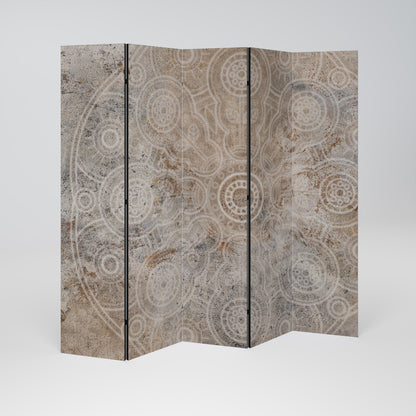 ENIGMATIC PATTERNS 5-Panel Room Divider