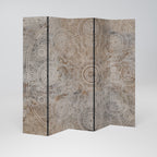 ENIGMATIC PATTERNS 5-Panel Room Divider