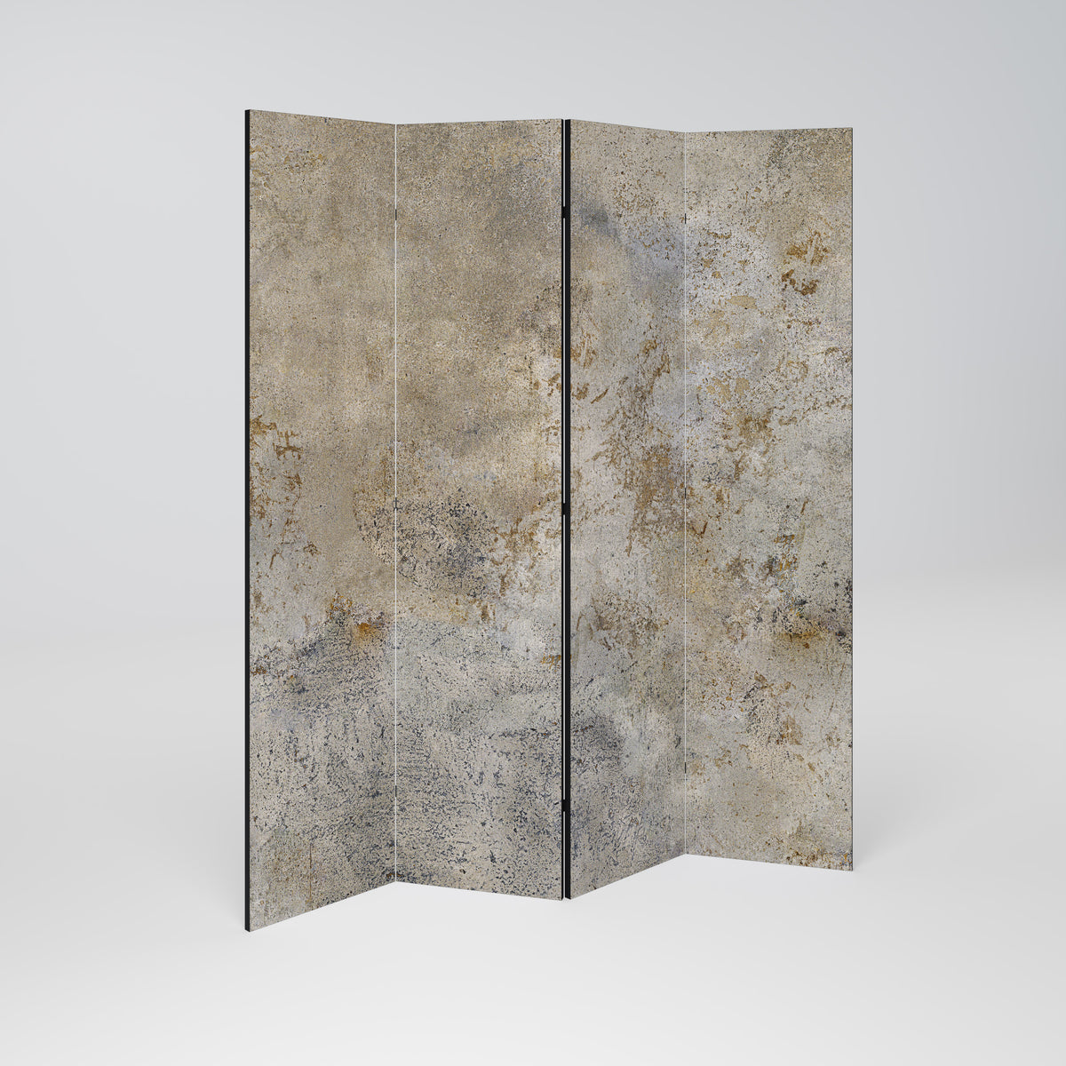 ABSTRACT EARTH CANVAS 4-Panel Room Divider