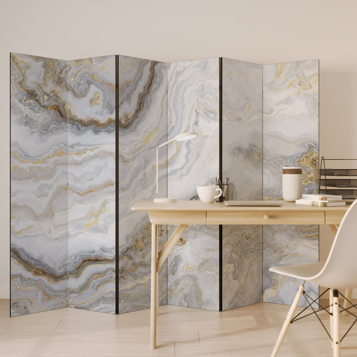 GOLDEN RIDGES 6-Panel Room Divider