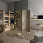 MYSTICAL MEDITATION SCENE 4-Panel Room Divider