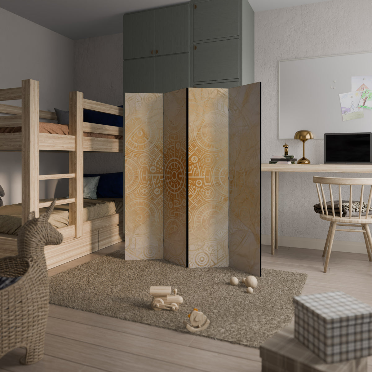 UNTOLD MYSTERIES 4-Panel Room Divider