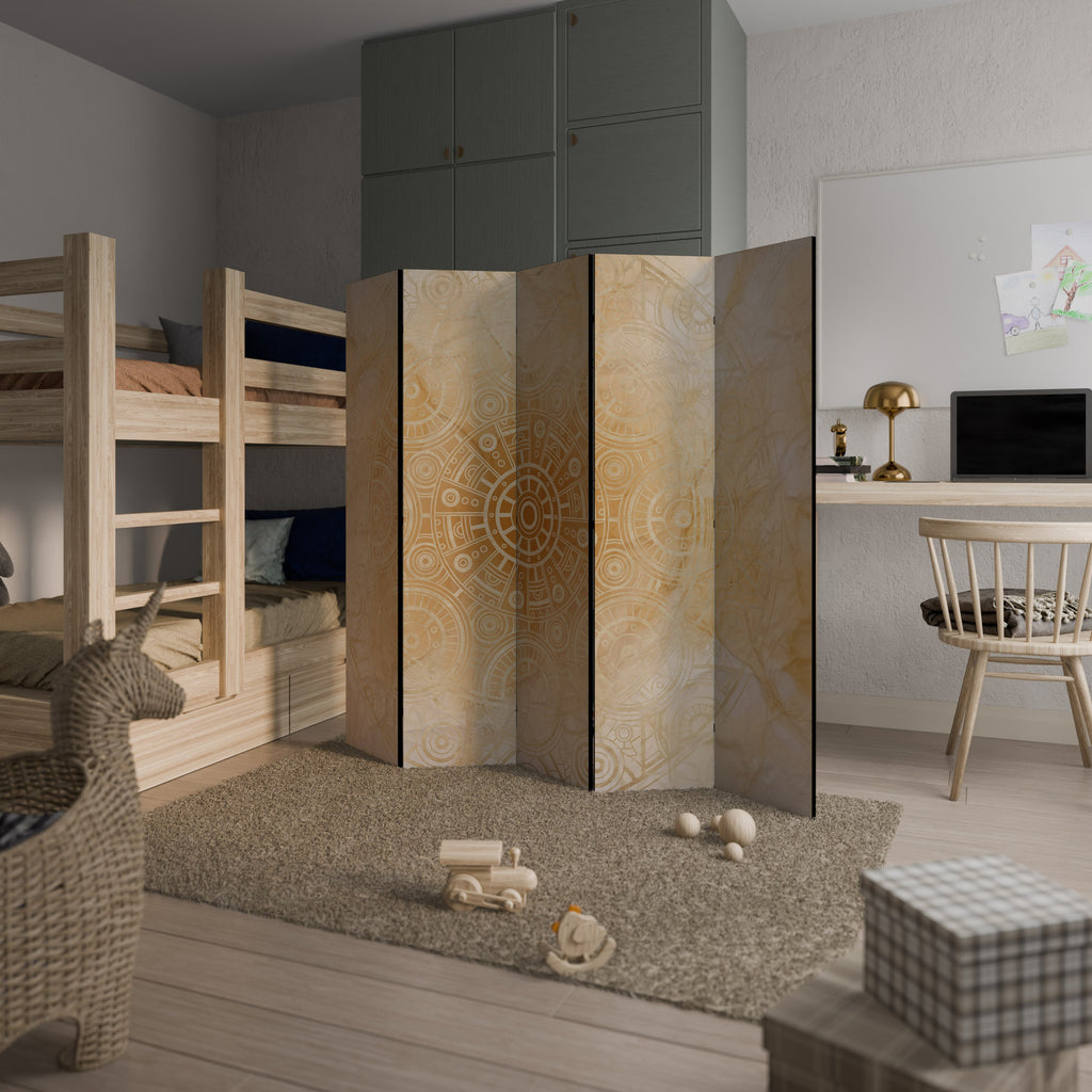 Séparateur de pièce décoratif à 5 panneaux UNTOLD MYSTERIES