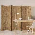 STRAW BOUND DELIGHT 6-Panel Room Divider