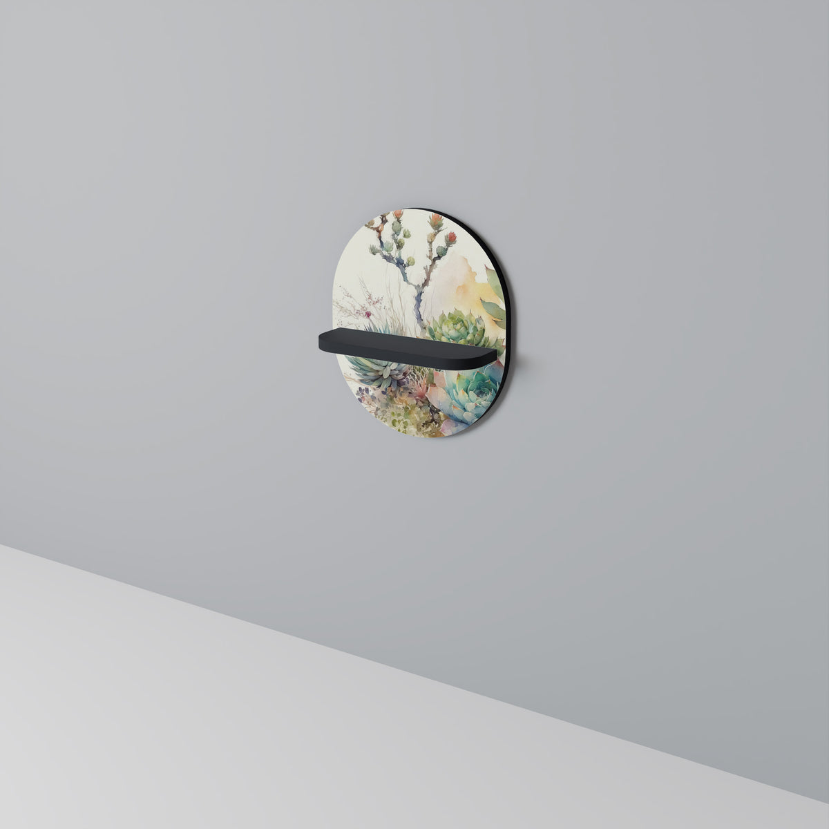 SUCCULENT WHIMSY Art Shelf