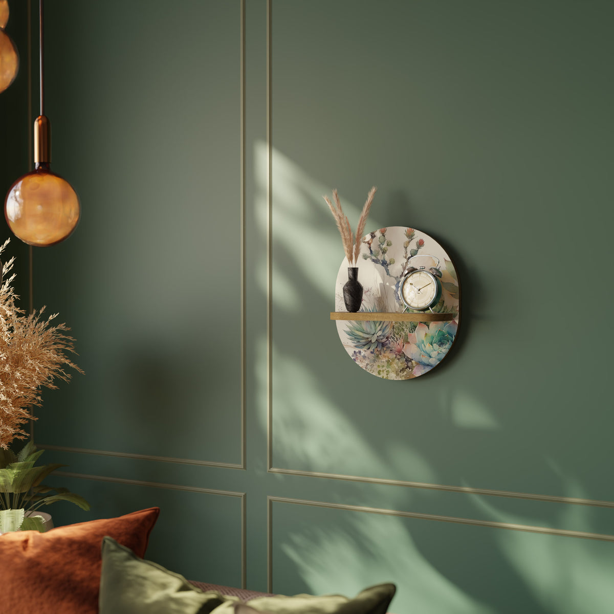 SUCCULENT WHIMSY Art Shelf