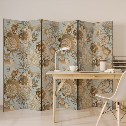 SUCCULENT WHIMSY 6-Panel Room Divider