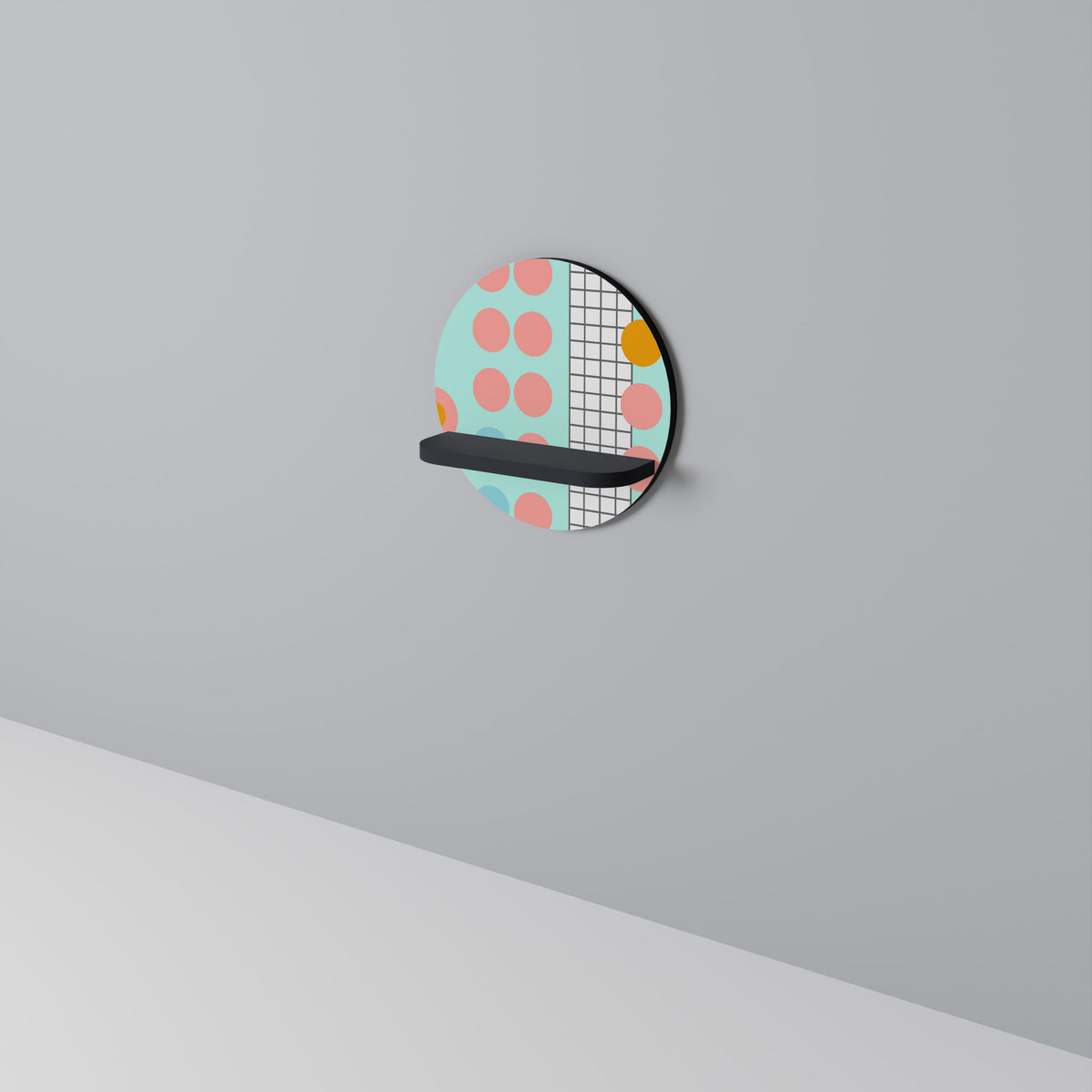 RETRO GRID Art Shelf