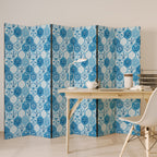AQUATIC HEXAGON DREAM 6-Panel Room Divider