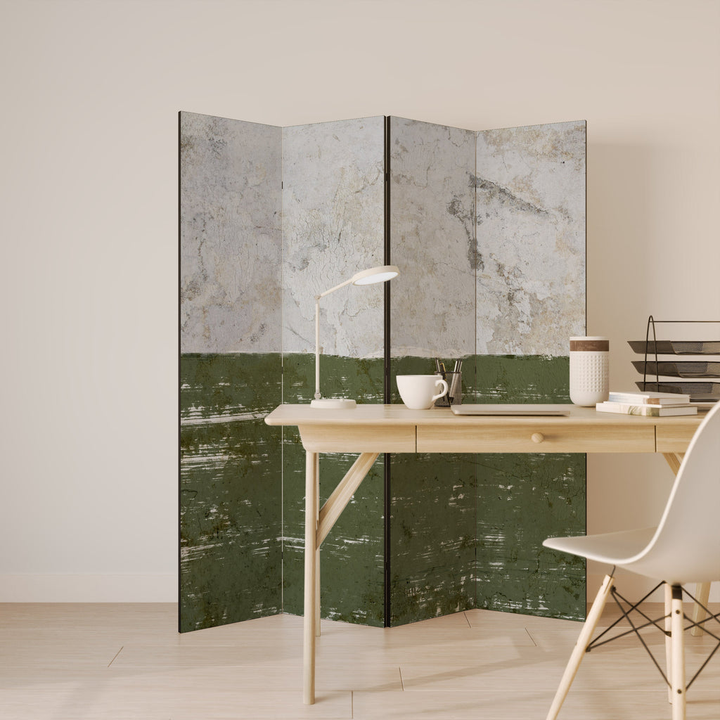 RUSTIC RADIANCE ASSEMBLED Decorative 4-Panel Room Divider