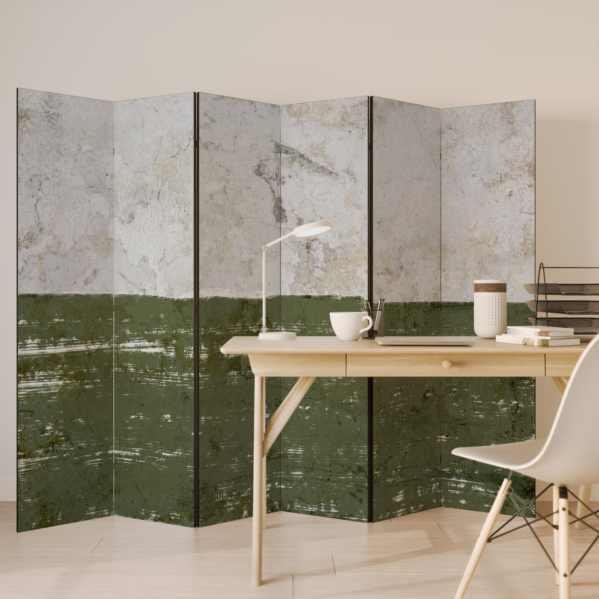 RUSTIC RADIANCE ASSEMBLED 6-Panel Room Divider