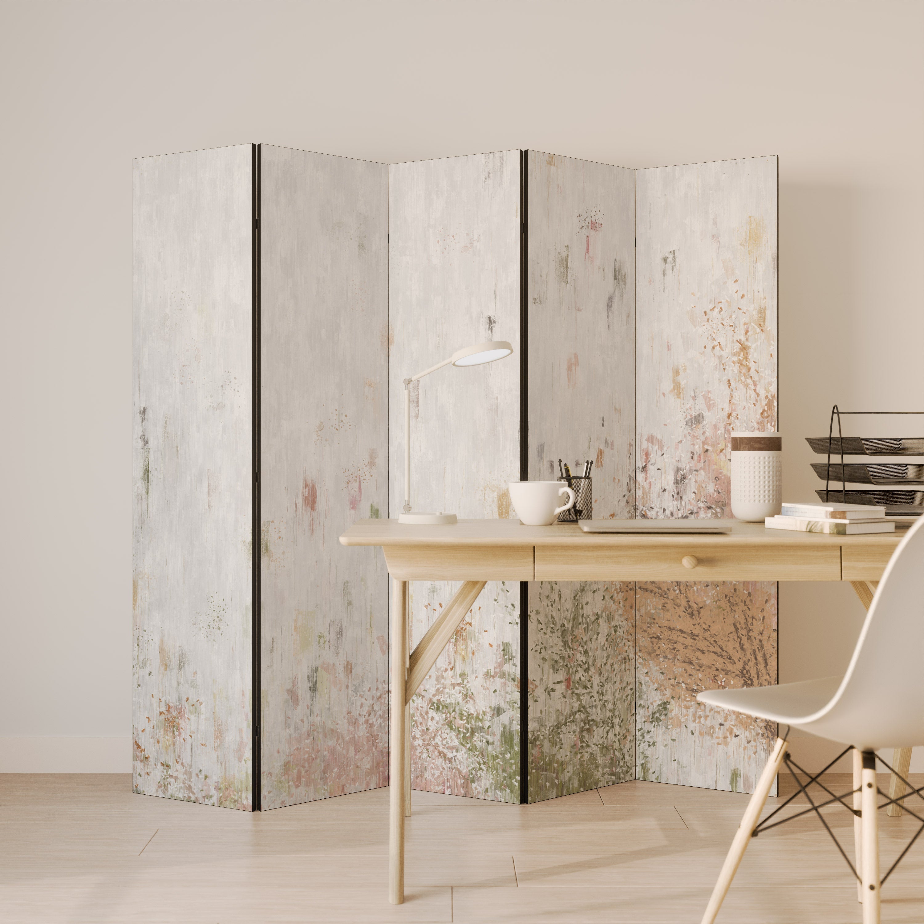 DAILY RHAPSODIES Paravent décoratif à 5 panneaux