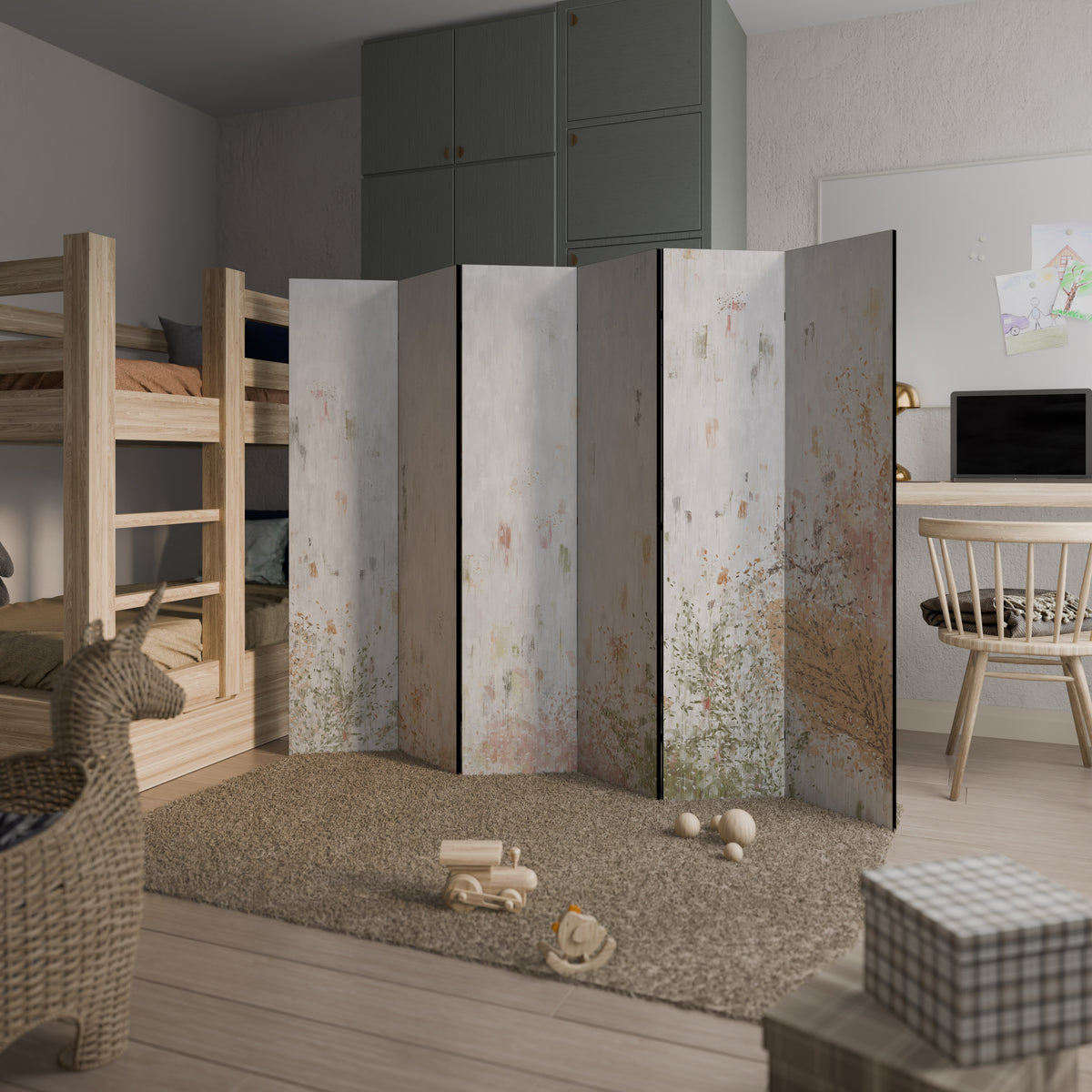 DAILY RHAPSODIES 6-Panel Room Divider