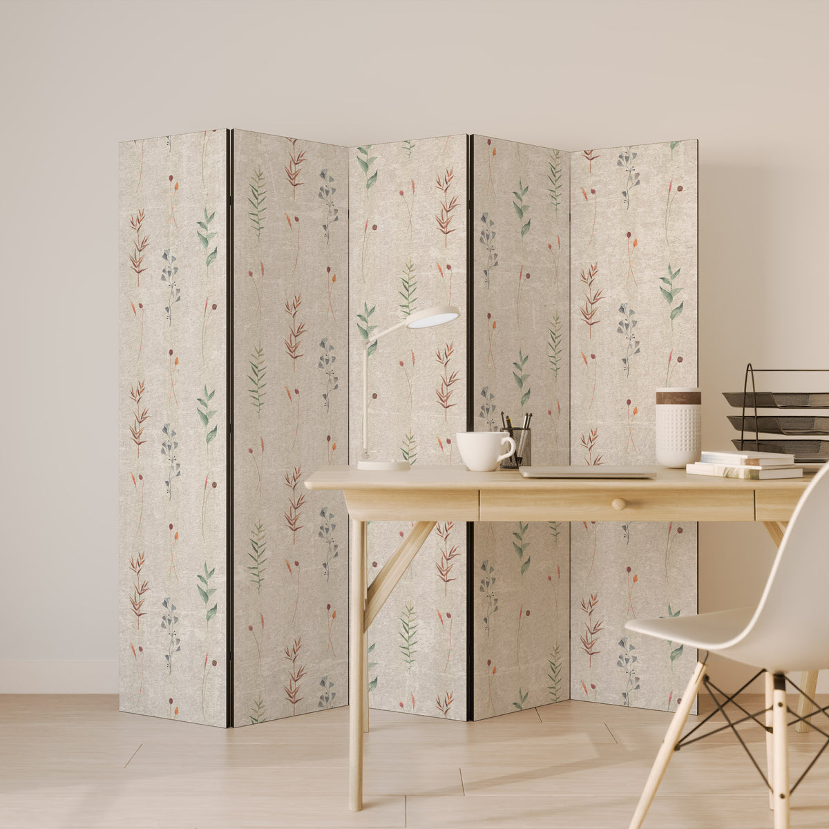 VERDANT HARMONY 5-Panel Room Divider
