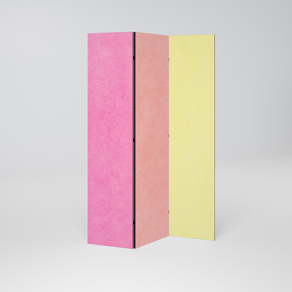 COMME UN OMBRE ROULANTE Séparateur de pièce décoratif à 3 panneaux